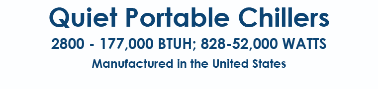 Quiet Portable Chillers from BV Thermal Systems